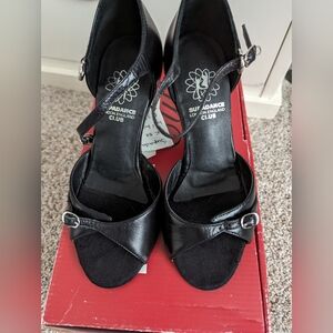 Black Supadance Latin heels